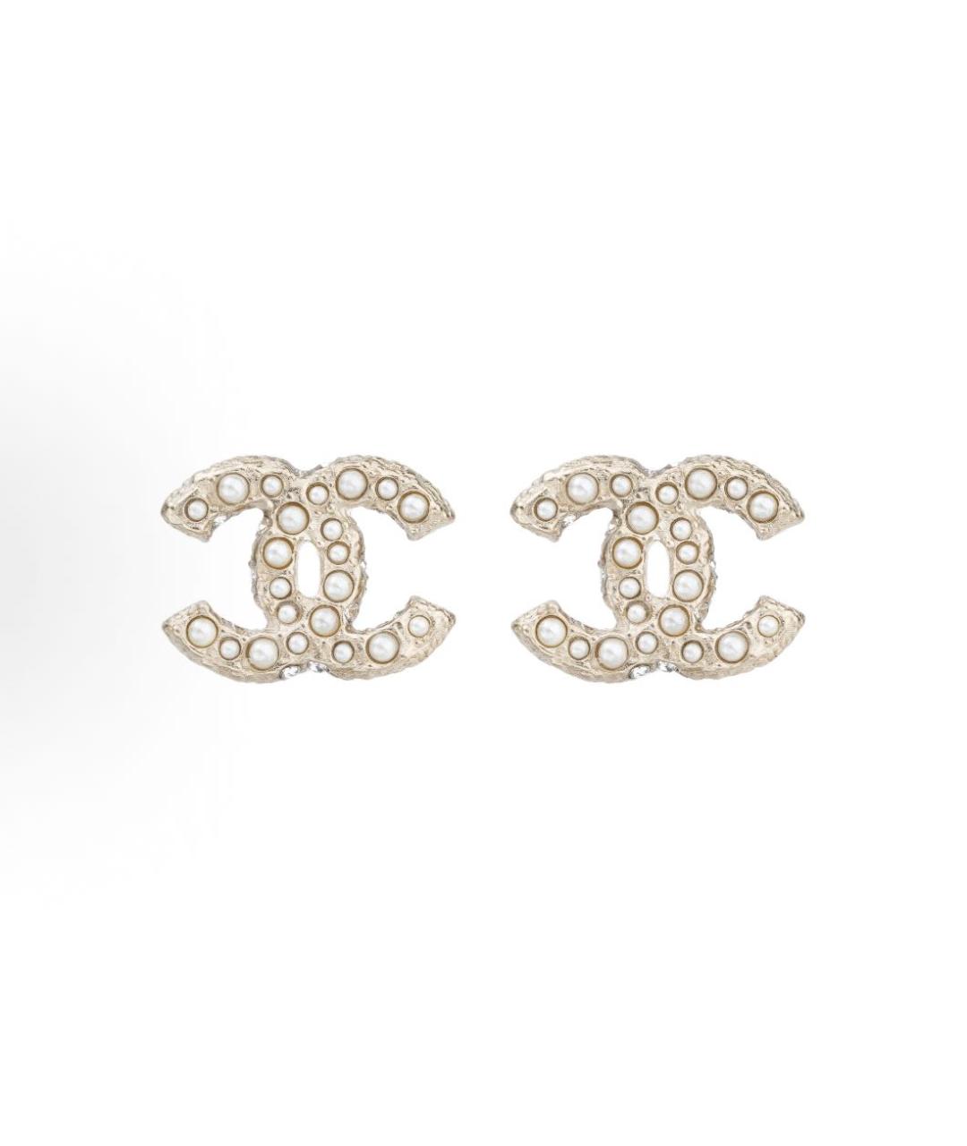 CHANEL Металлические серьги, фото 3