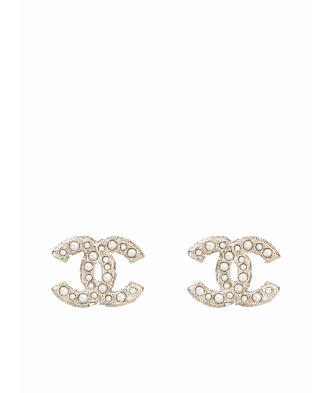 CHANEL Металлические серьги, фото 1