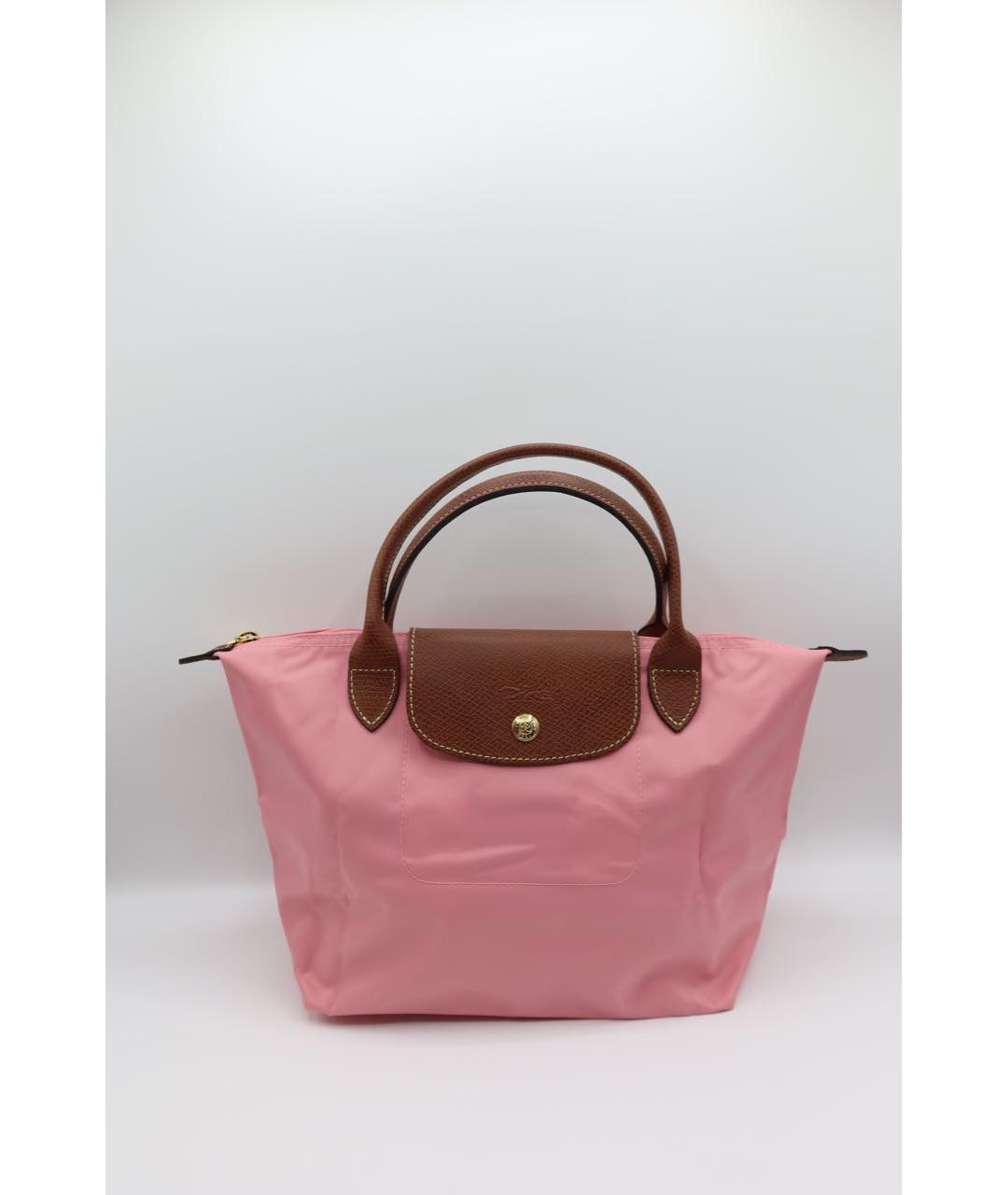 LONGCHAMP Розовая сумка с короткими ручками, фото 6