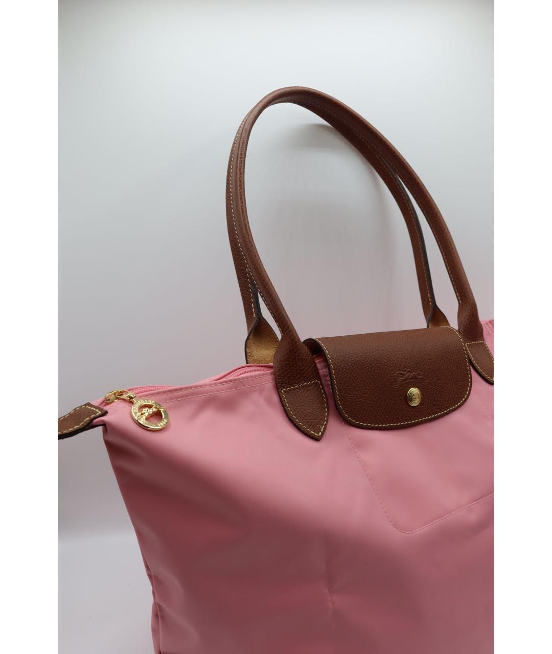 LONGCHAMP Розовая сумка тоут, фото 3