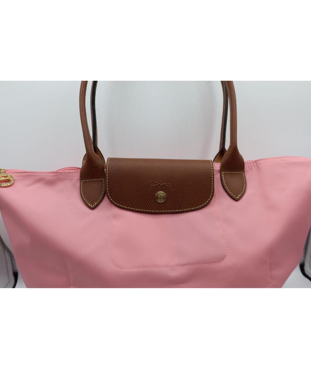 LONGCHAMP Розовая сумка тоут, фото 2