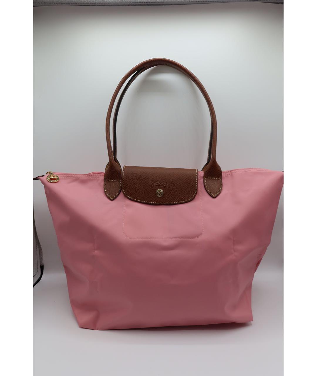 LONGCHAMP Розовая сумка тоут, фото 6