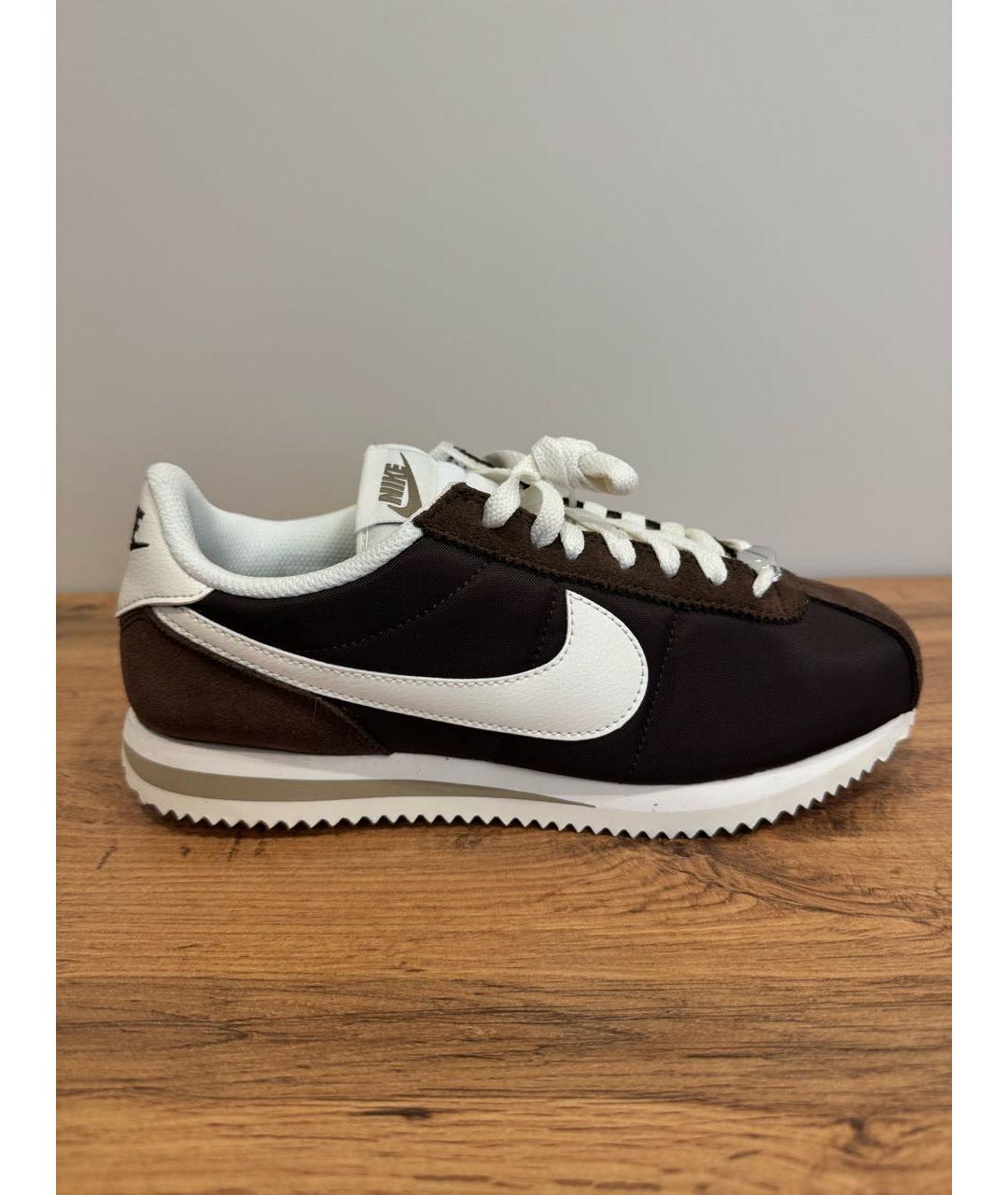 NIKE Коричневые текстильные кроссовки, фото 8