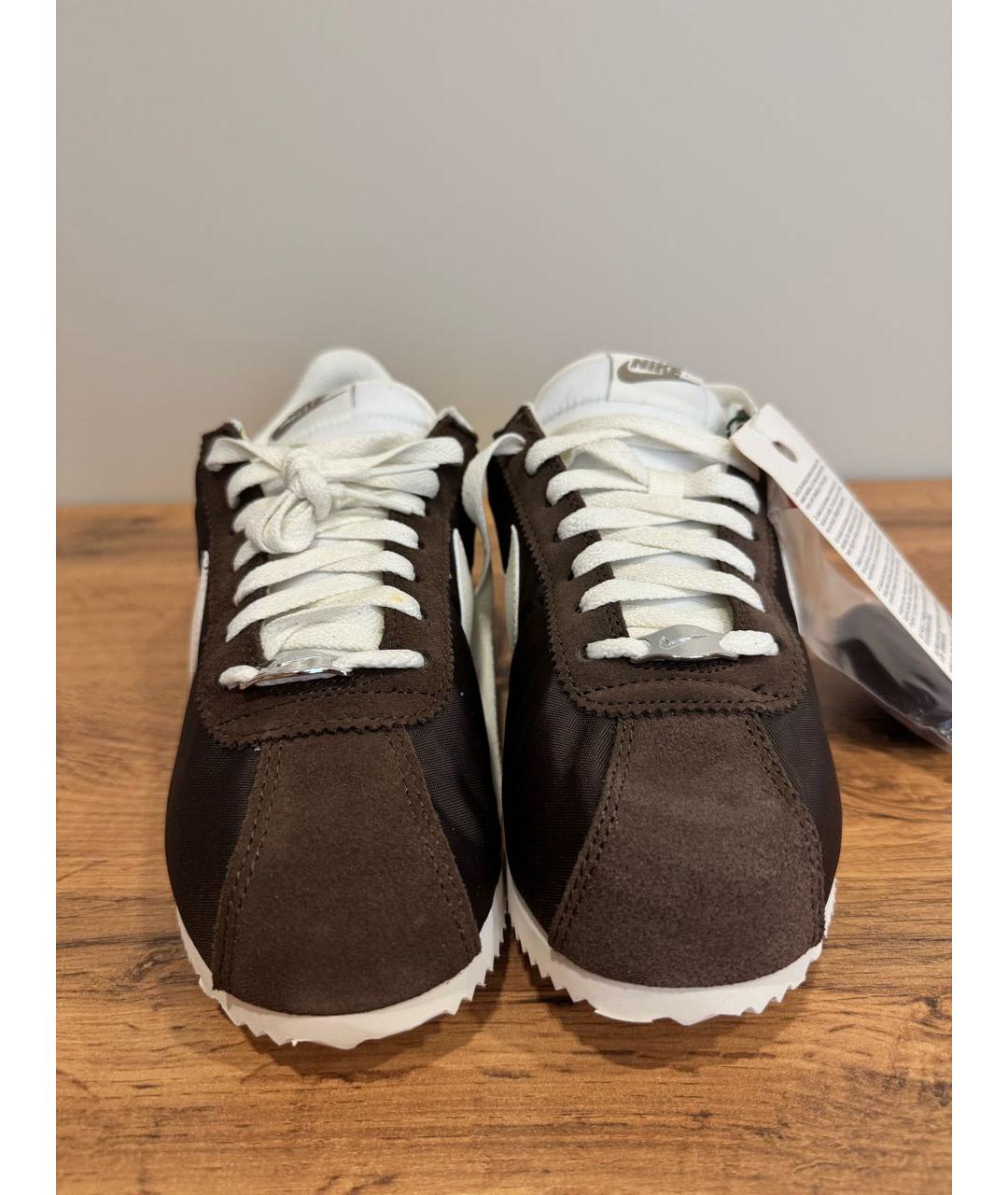 NIKE Коричневые текстильные кроссовки, фото 2