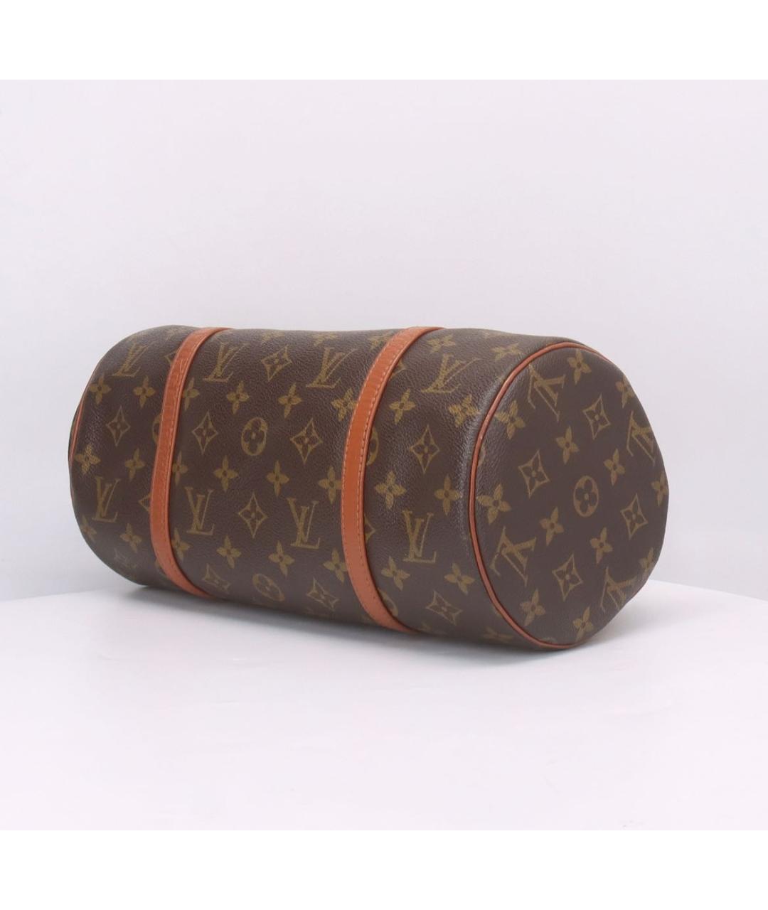 LOUIS VUITTON Коричневая сумка с короткими ручками, фото 3