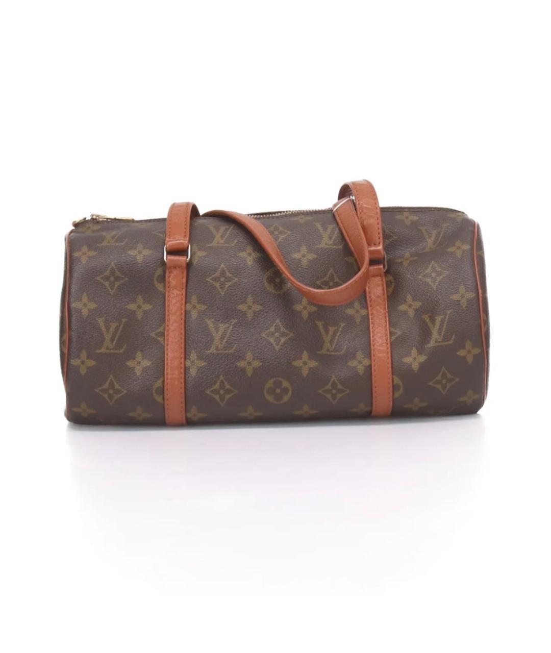 LOUIS VUITTON Коричневая сумка с короткими ручками, фото 8