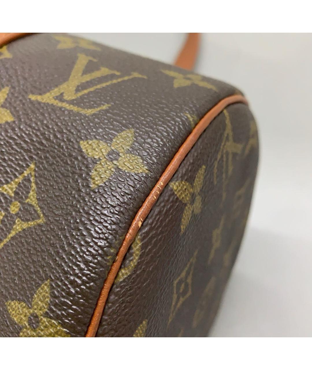 LOUIS VUITTON Коричневая сумка с короткими ручками, фото 5