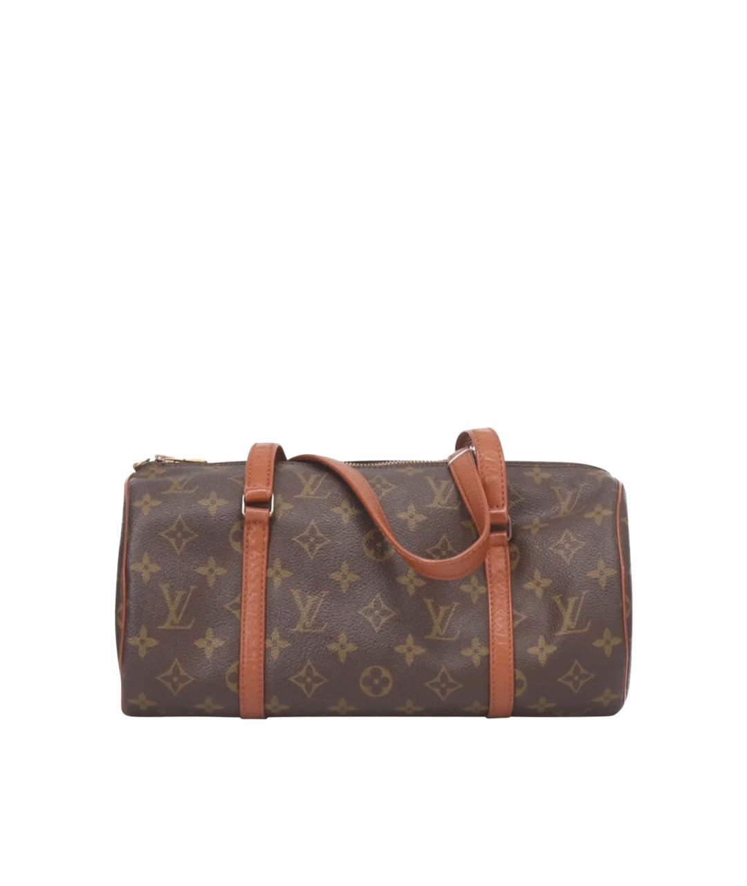 LOUIS VUITTON Коричневая сумка с короткими ручками, фото 1