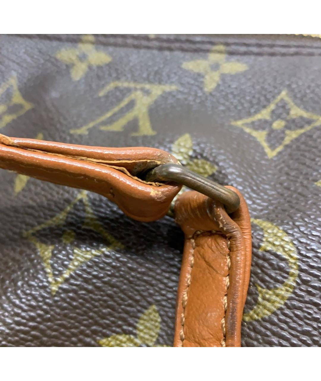 LOUIS VUITTON Коричневая сумка с короткими ручками, фото 7