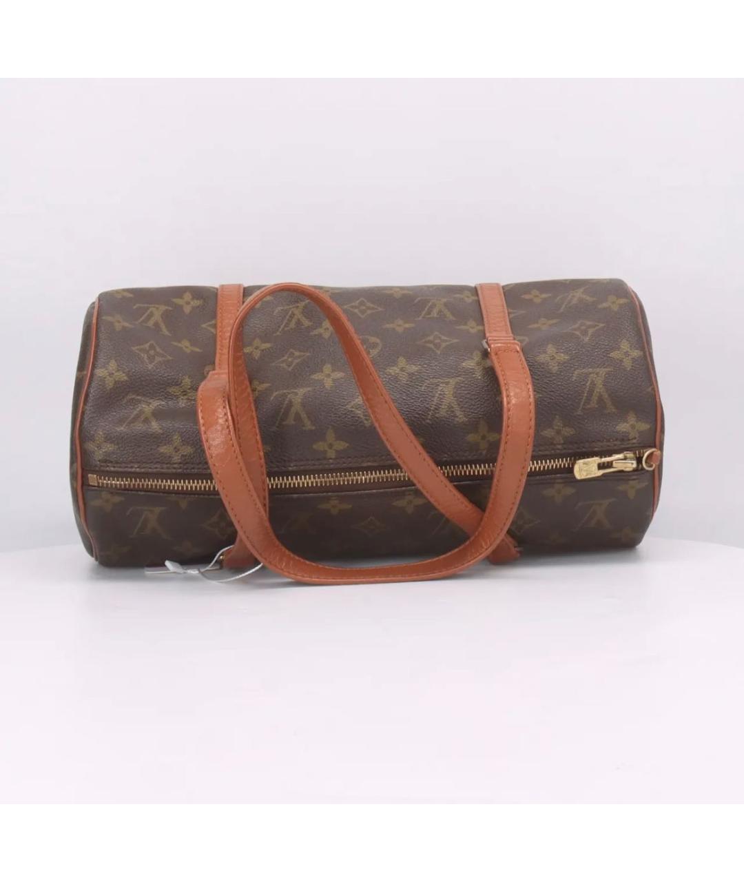 LOUIS VUITTON Коричневая сумка с короткими ручками, фото 2
