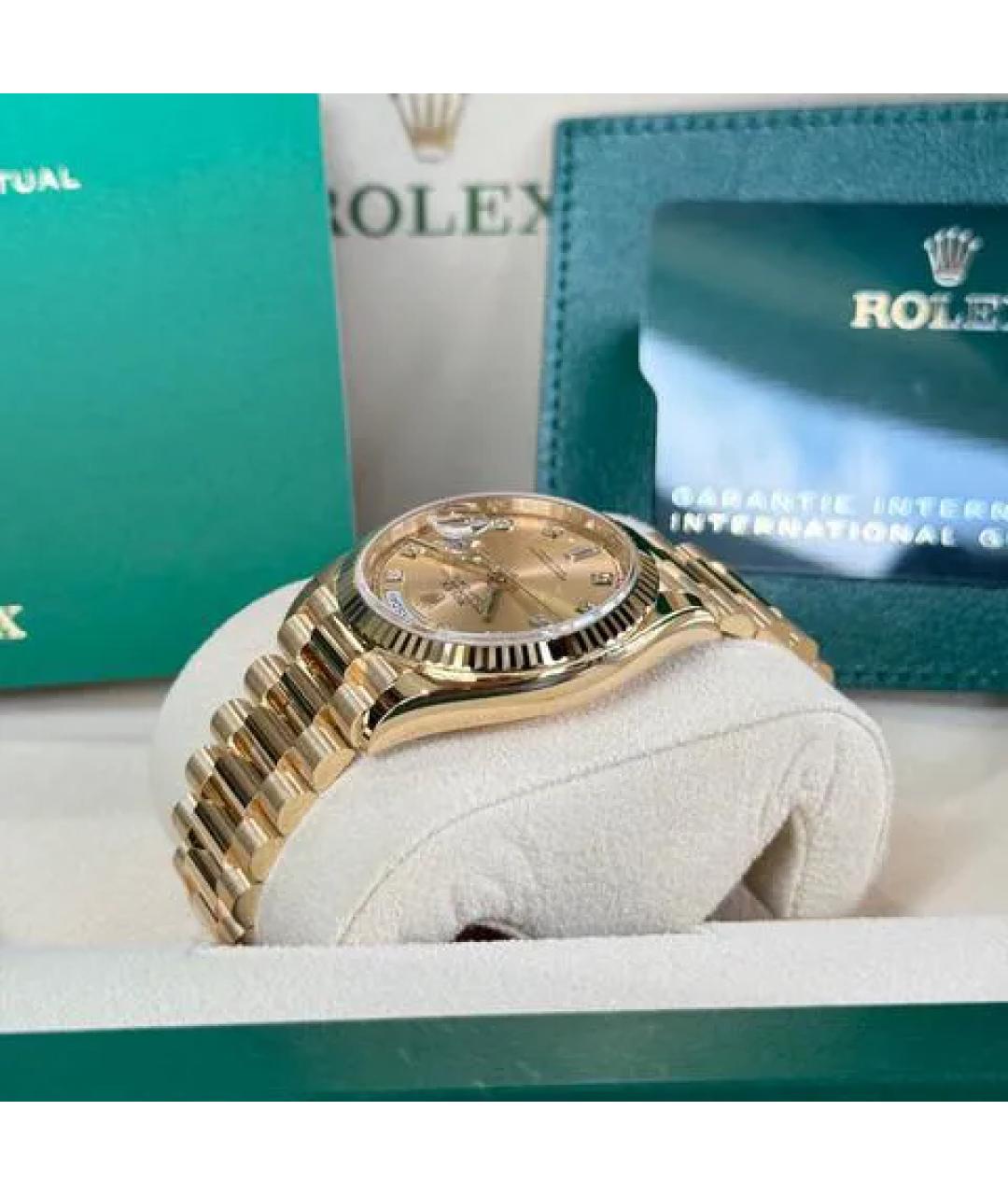 ROLEX Золотые часы из желтого золота, фото 6