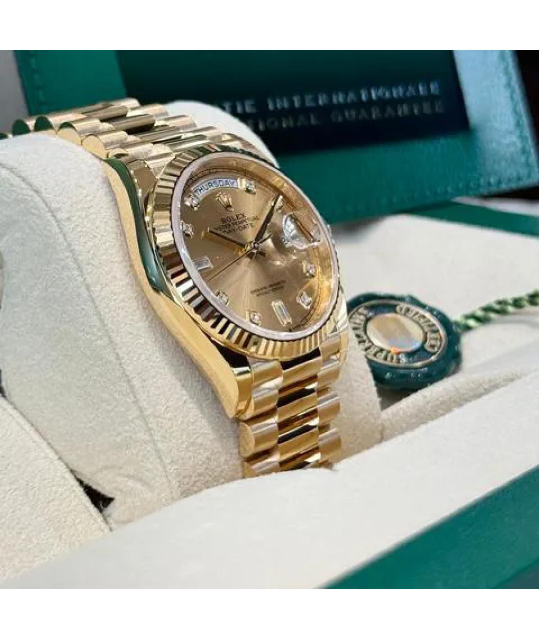 ROLEX Золотые часы из желтого золота, фото 2