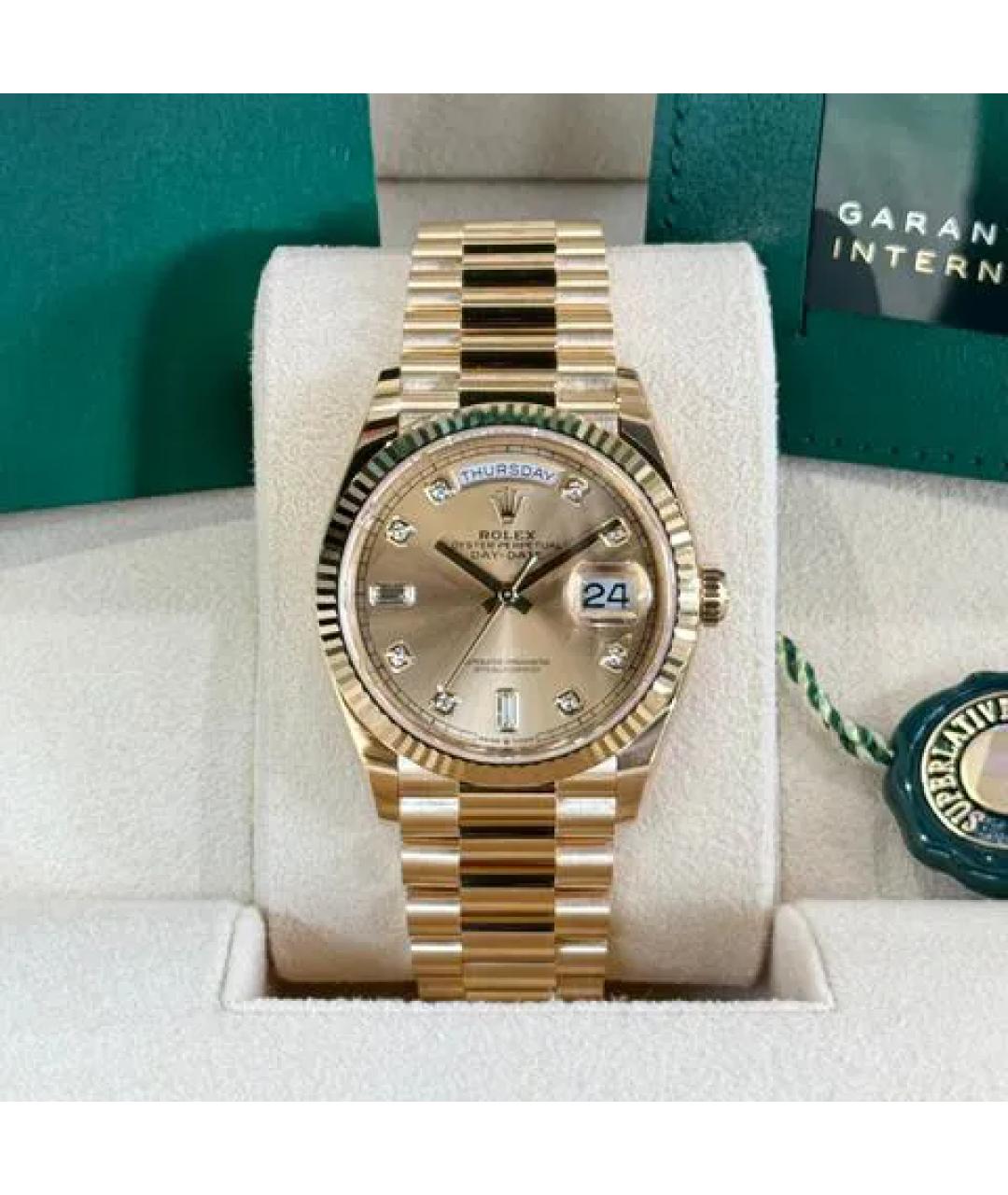 ROLEX Золотые часы из желтого золота, фото 9