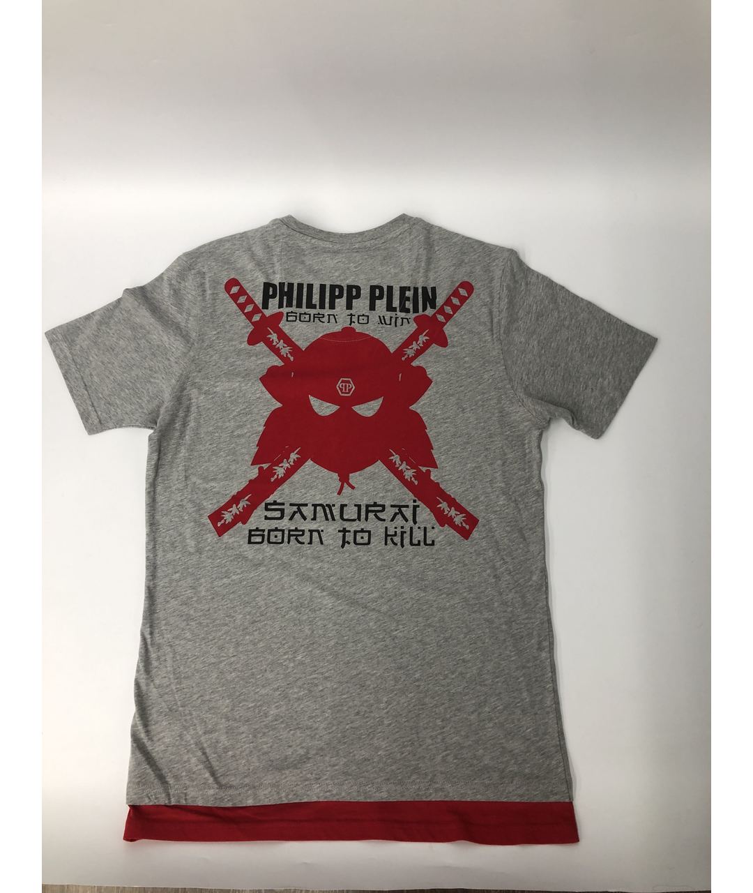 PHILIPP PLEIN Серая хлопковая футболка, фото 2
