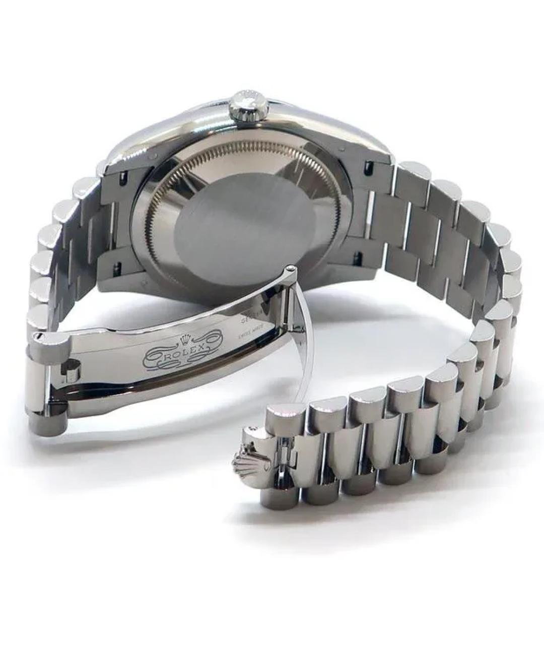 ROLEX Синие часы из белого золота, фото 6