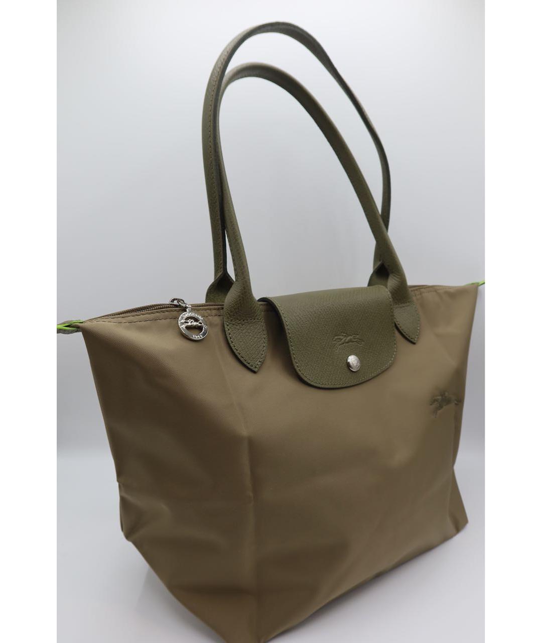 LONGCHAMP Хаки сумка тоут, фото 3