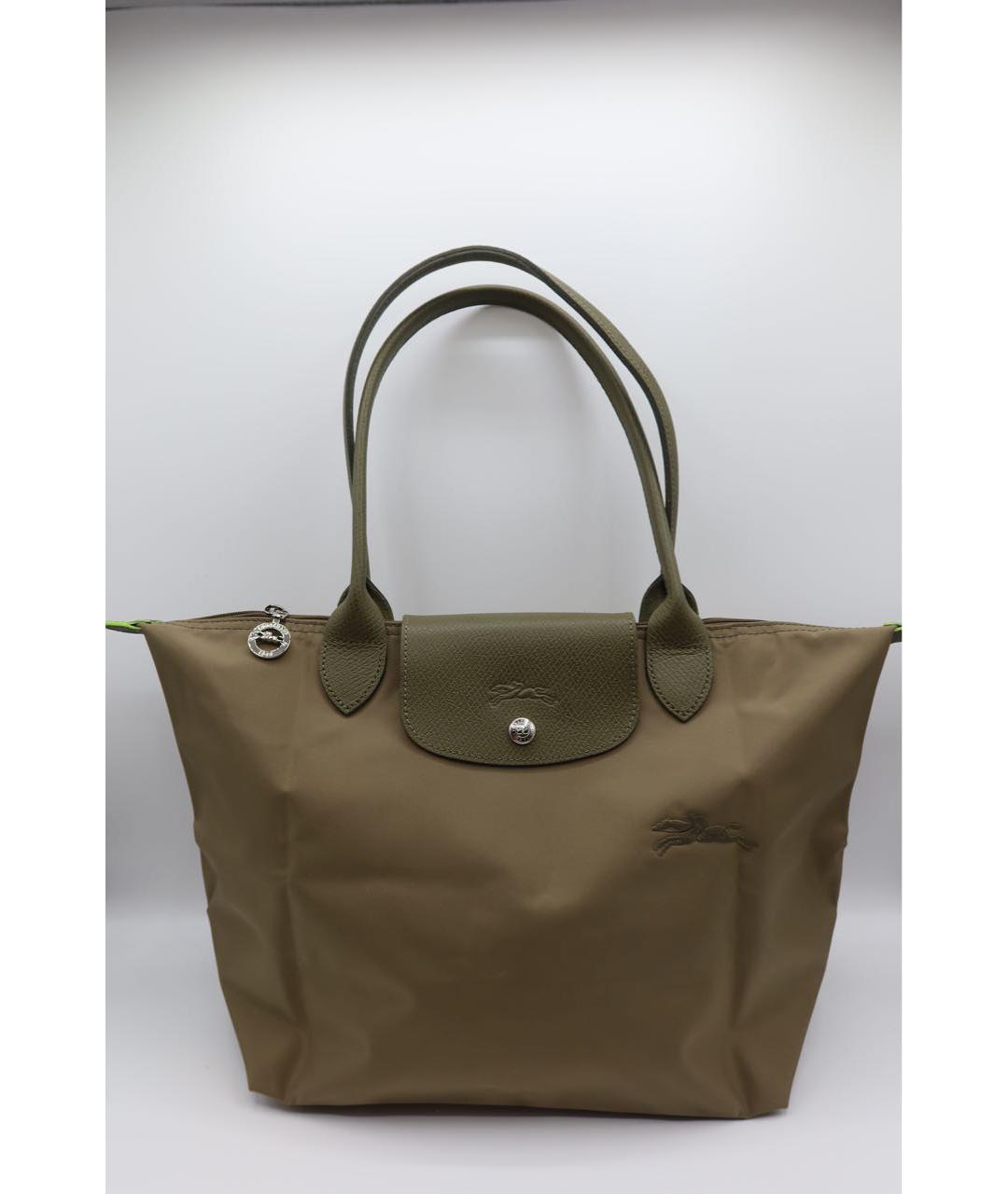 LONGCHAMP Хаки сумка тоут, фото 6