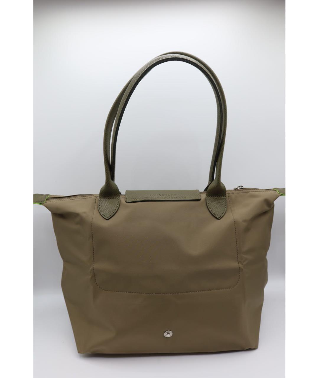 LONGCHAMP Хаки сумка тоут, фото 4
