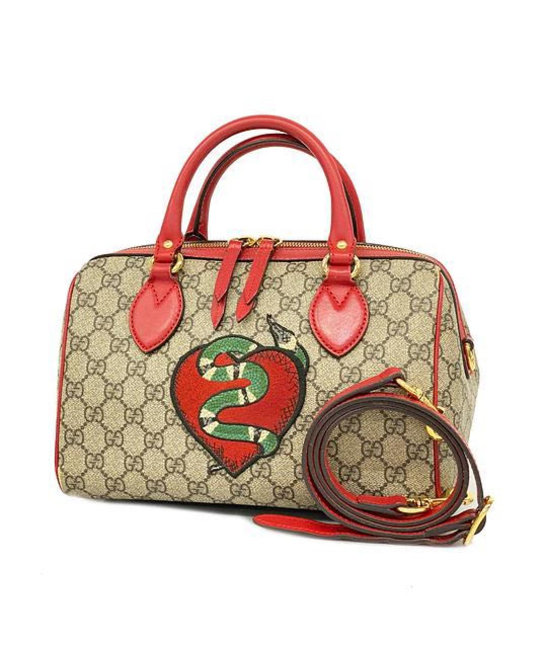 GUCCI Бежевая сумка с короткими ручками, фото 8