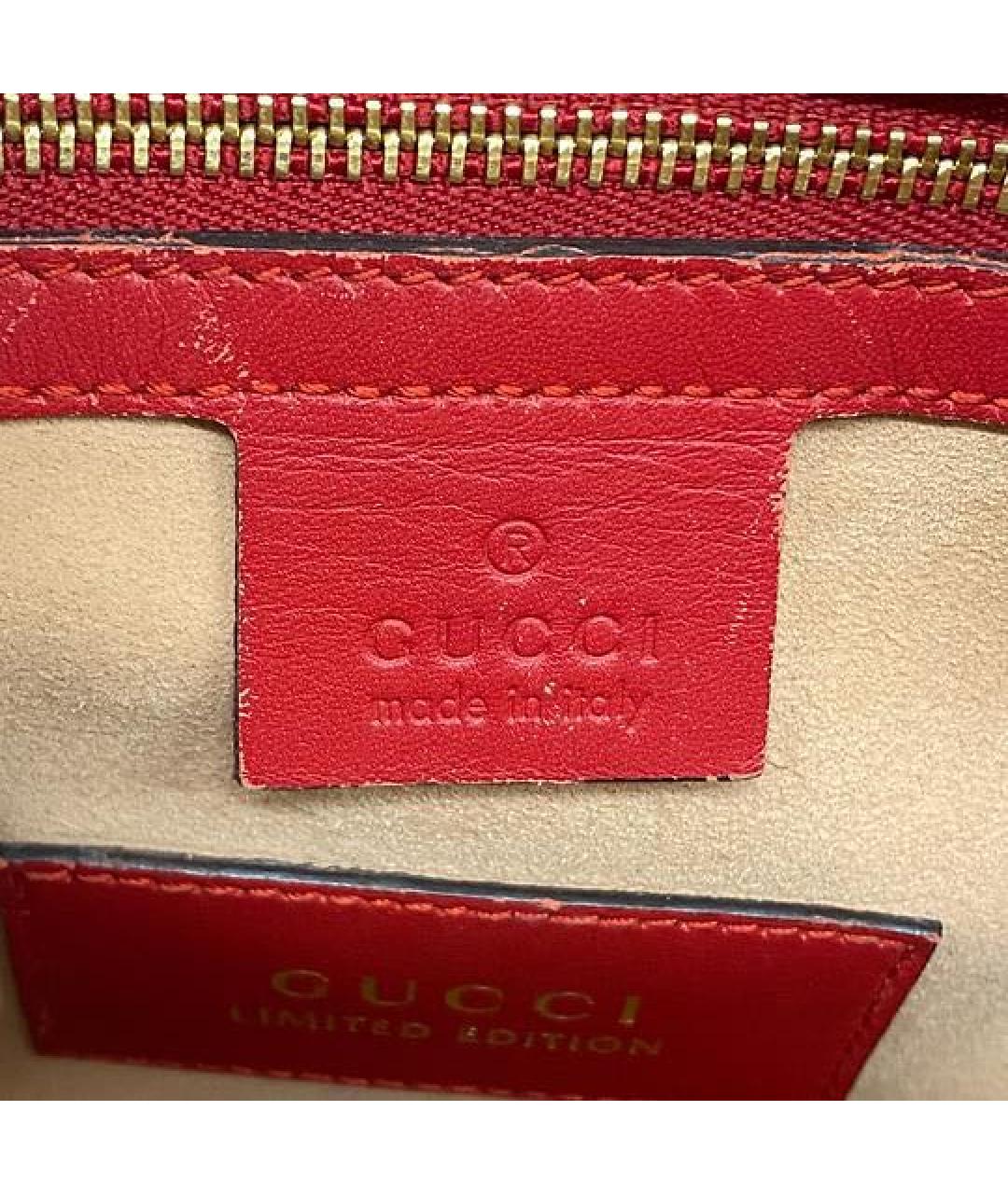 GUCCI Бежевая сумка с короткими ручками, фото 5