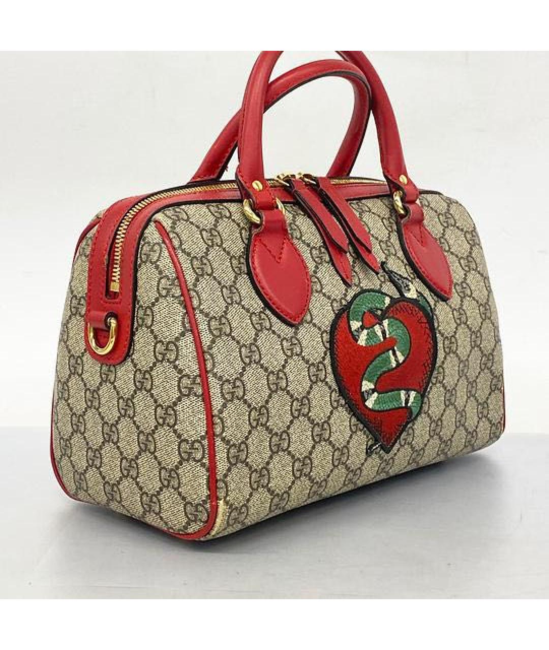 GUCCI Бежевая сумка с короткими ручками, фото 6