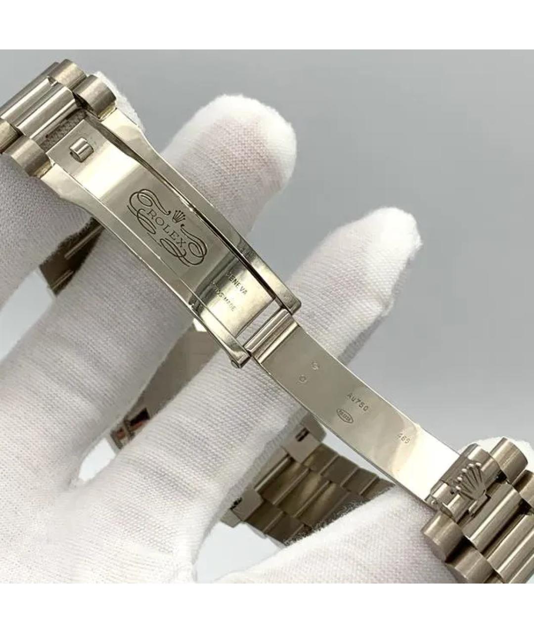 ROLEX Серебряные часы из белого золота, фото 8