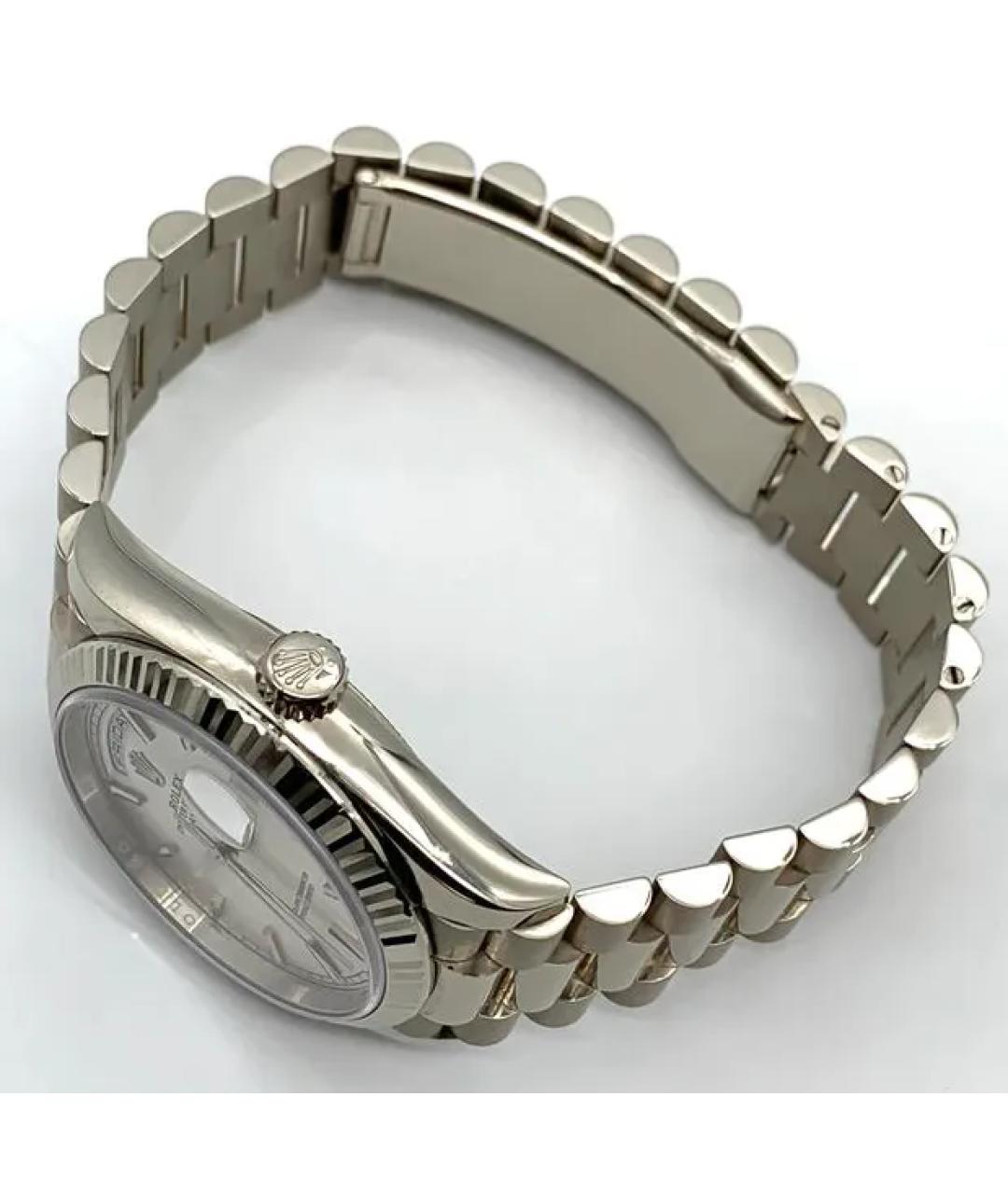 ROLEX Серебряные часы из белого золота, фото 2
