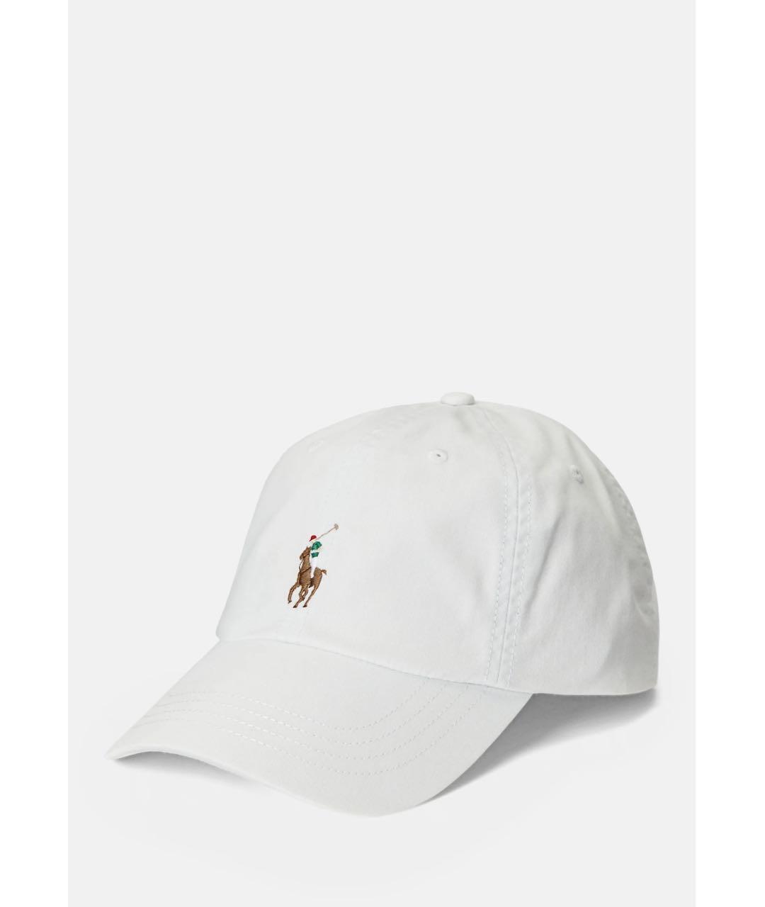 POLO RALPH LAUREN Белая хлопковая кепка, фото 4