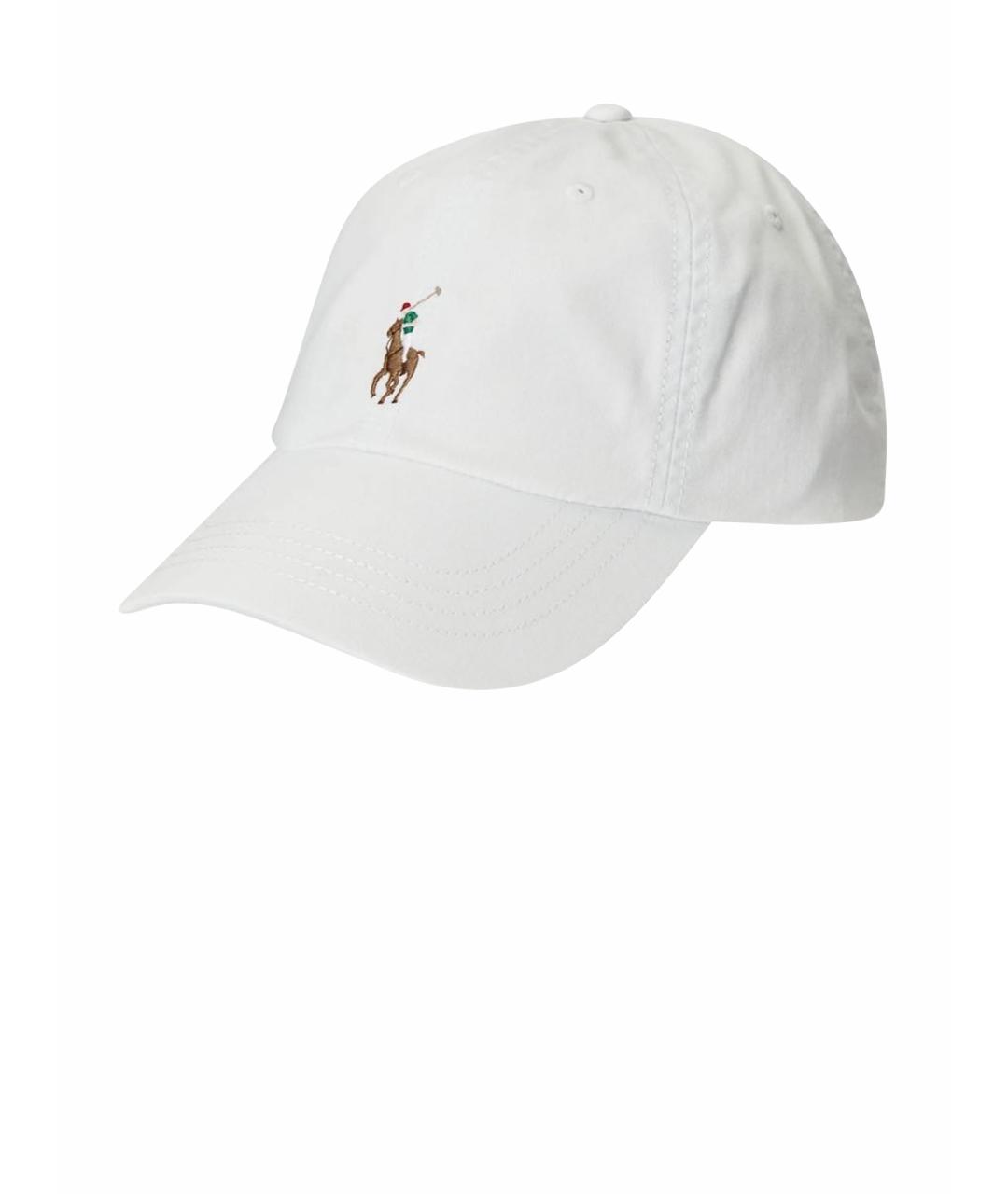 POLO RALPH LAUREN Белая хлопковая кепка, фото 1