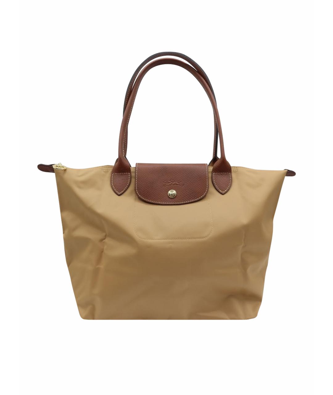 LONGCHAMP Горчичная сумка тоут, фото 1