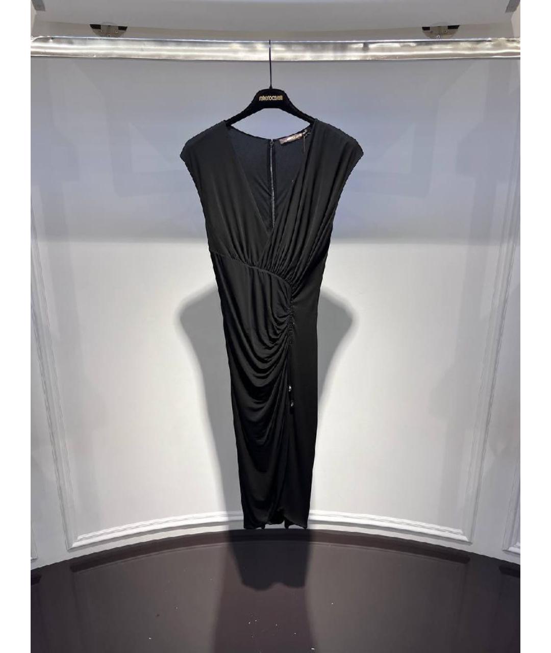 ROBERTO CAVALLI Черное вечернее платье, фото 3