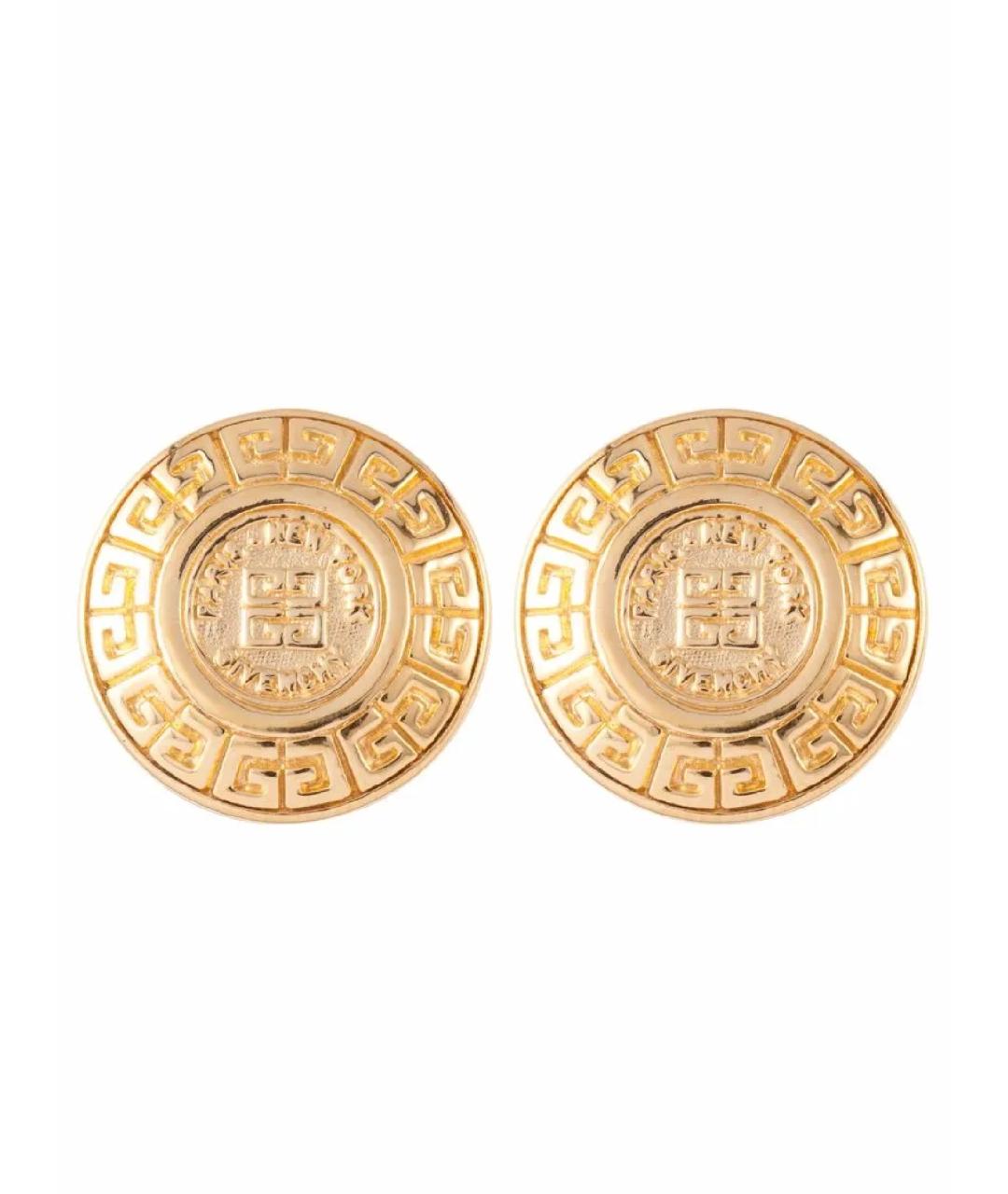 GIVENCHY Золотые серьги, фото 1