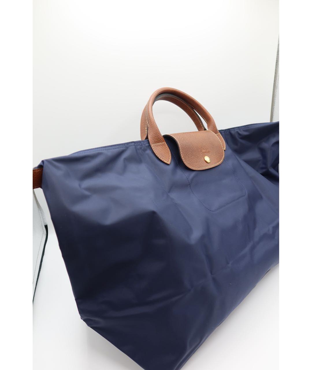 LONGCHAMP Синяя дорожная/спортивная сумка, фото 3
