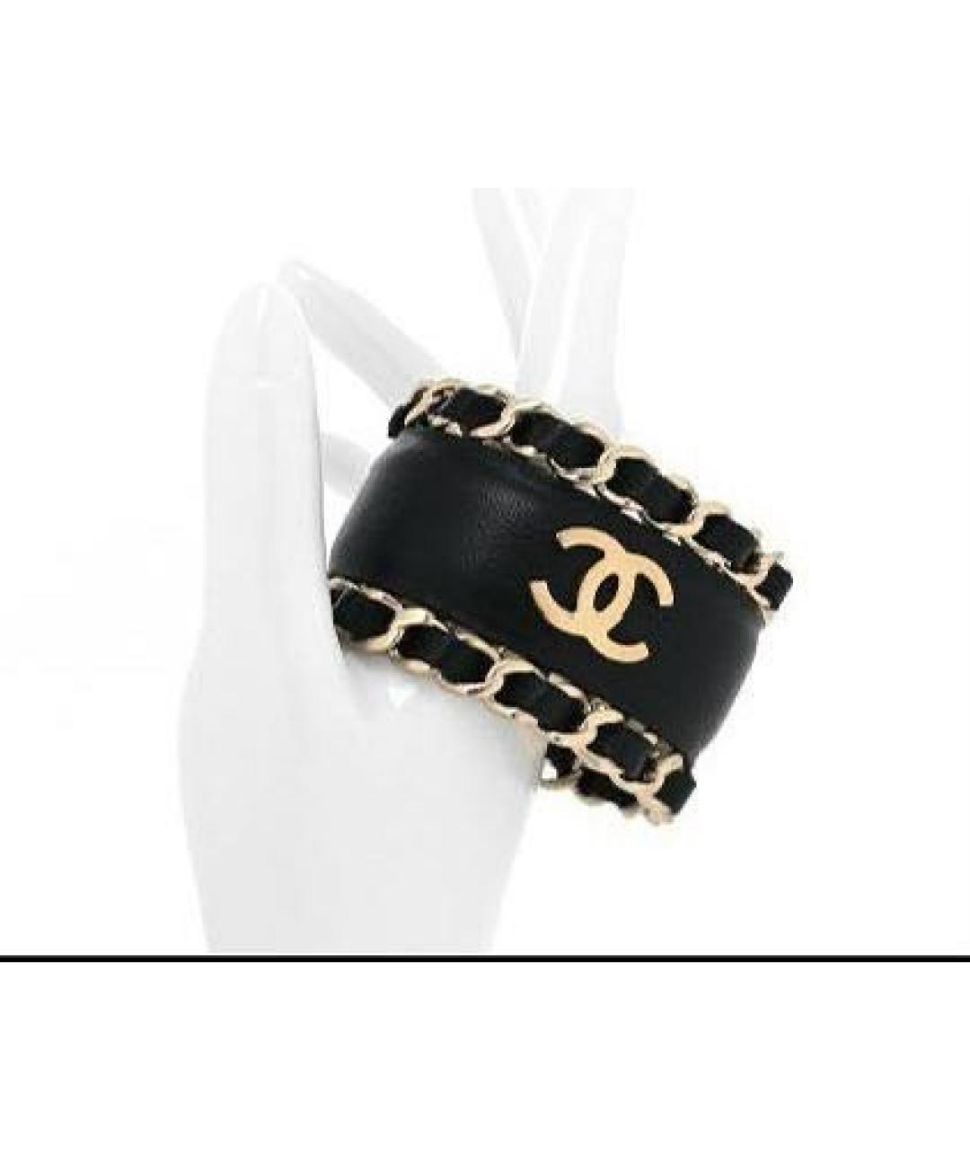 CHANEL Черный браслет, фото 2