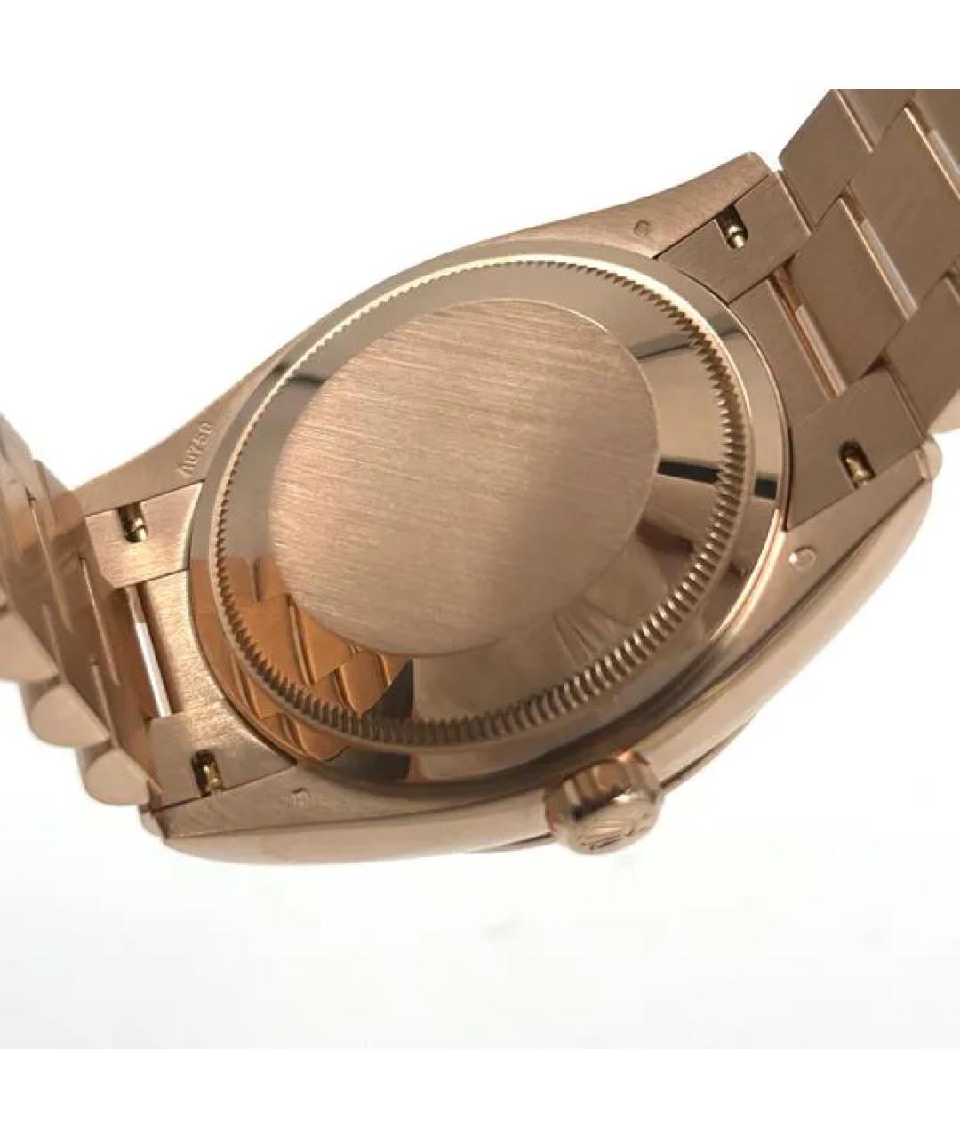 ROLEX Белые часы из розового золота, фото 8
