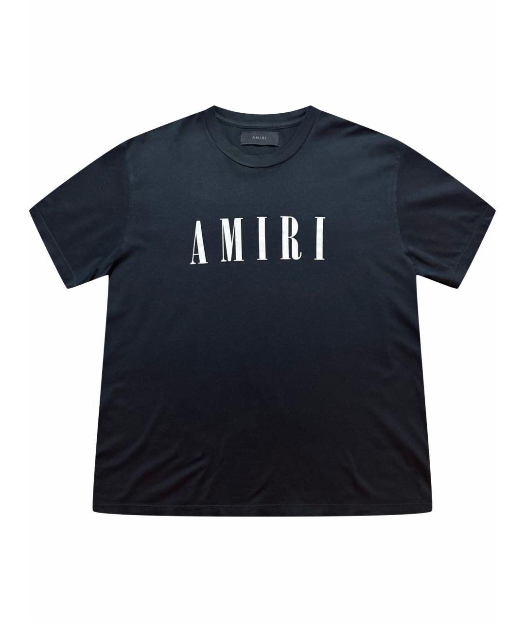 AMIRI Черная хлопковая футболка, фото 1