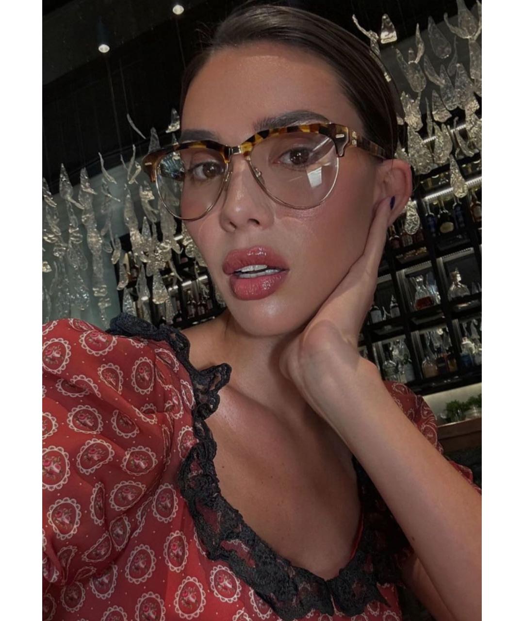 MIU MIU Коричневые пластиковые солнцезащитные очки, фото 5