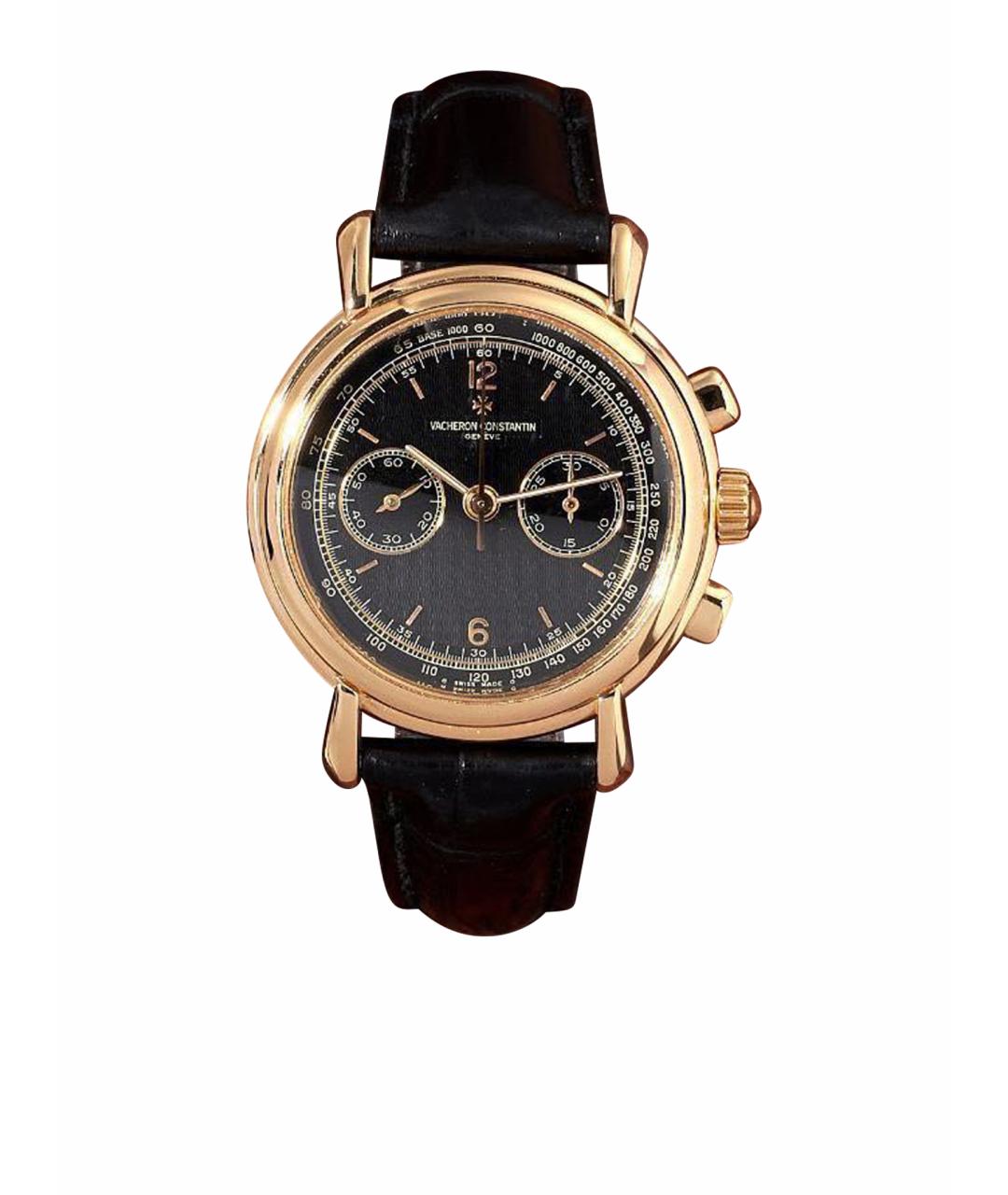 VACHERON CONSTANTIN Черные часы из желтого золота, фото 1