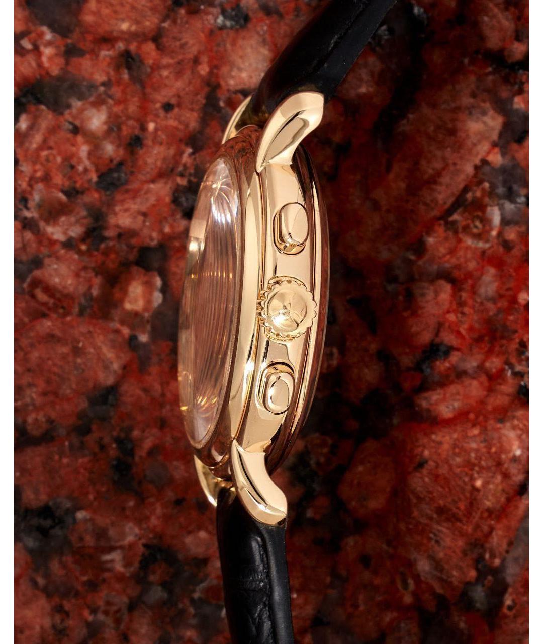 VACHERON CONSTANTIN Черные часы из желтого золота, фото 6