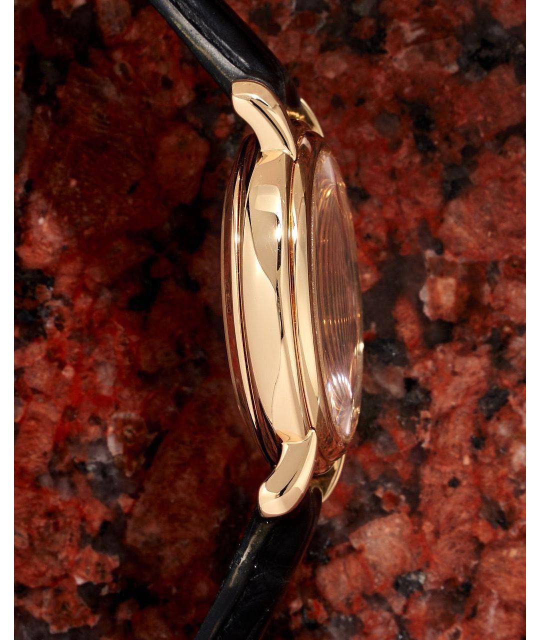 VACHERON CONSTANTIN Черные часы из желтого золота, фото 5