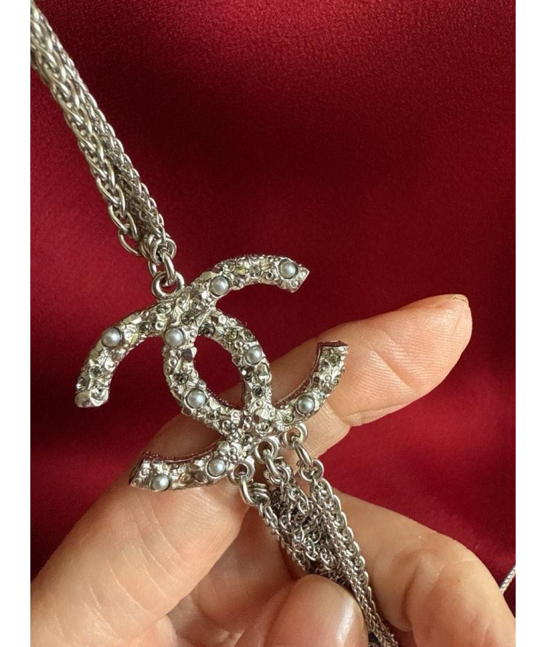 CHANEL Металлическое колье, фото 6