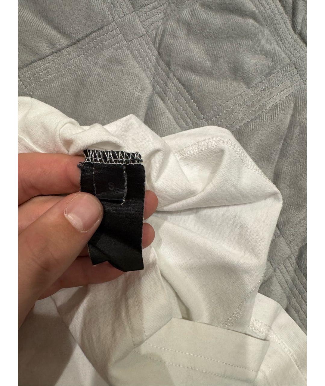 VETEMENTS Белая хлопковая футболка, фото 3
