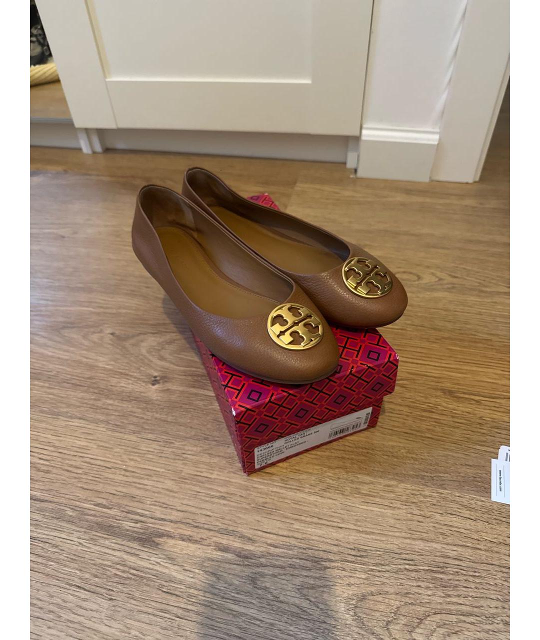 TORY BURCH Кожаные балетки, фото 7