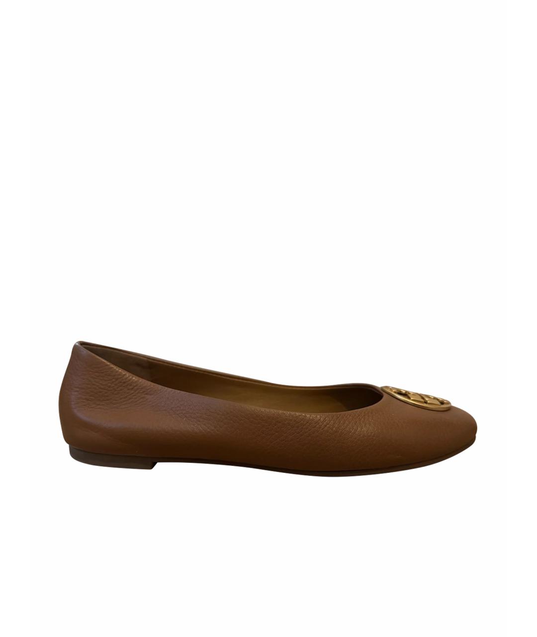 TORY BURCH Кожаные балетки, фото 1