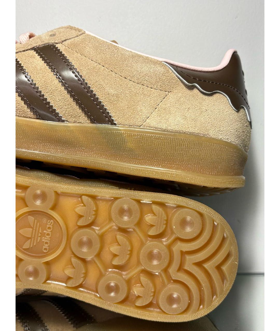 ADIDAS Коричневые замшевые кроссовки, фото 8