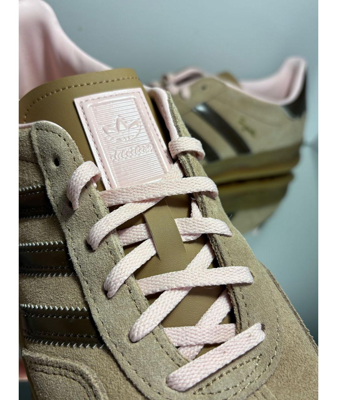 ADIDAS Коричневые замшевые кроссовки, фото 5