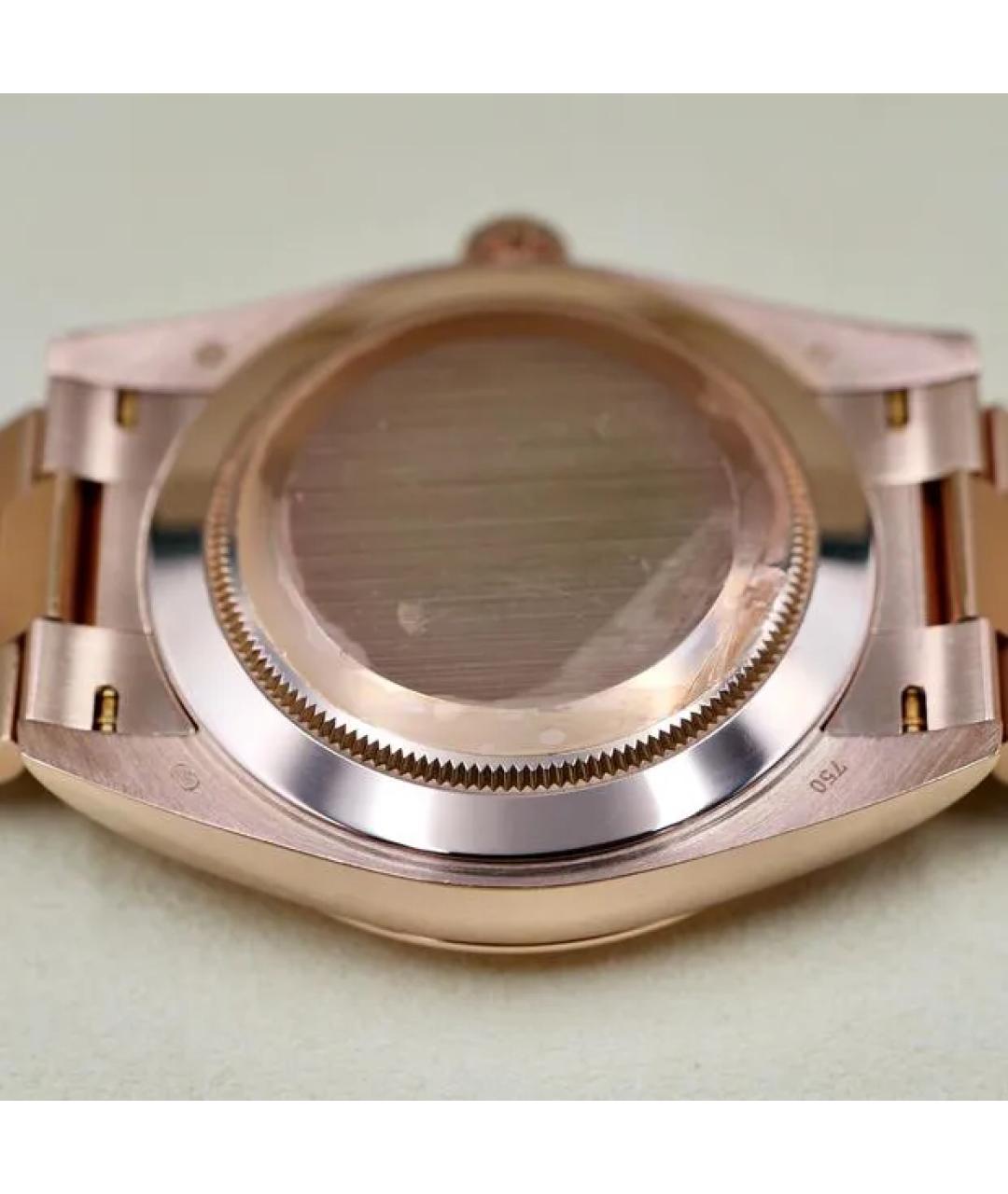 ROLEX Коричневые часы из розового золота, фото 9
