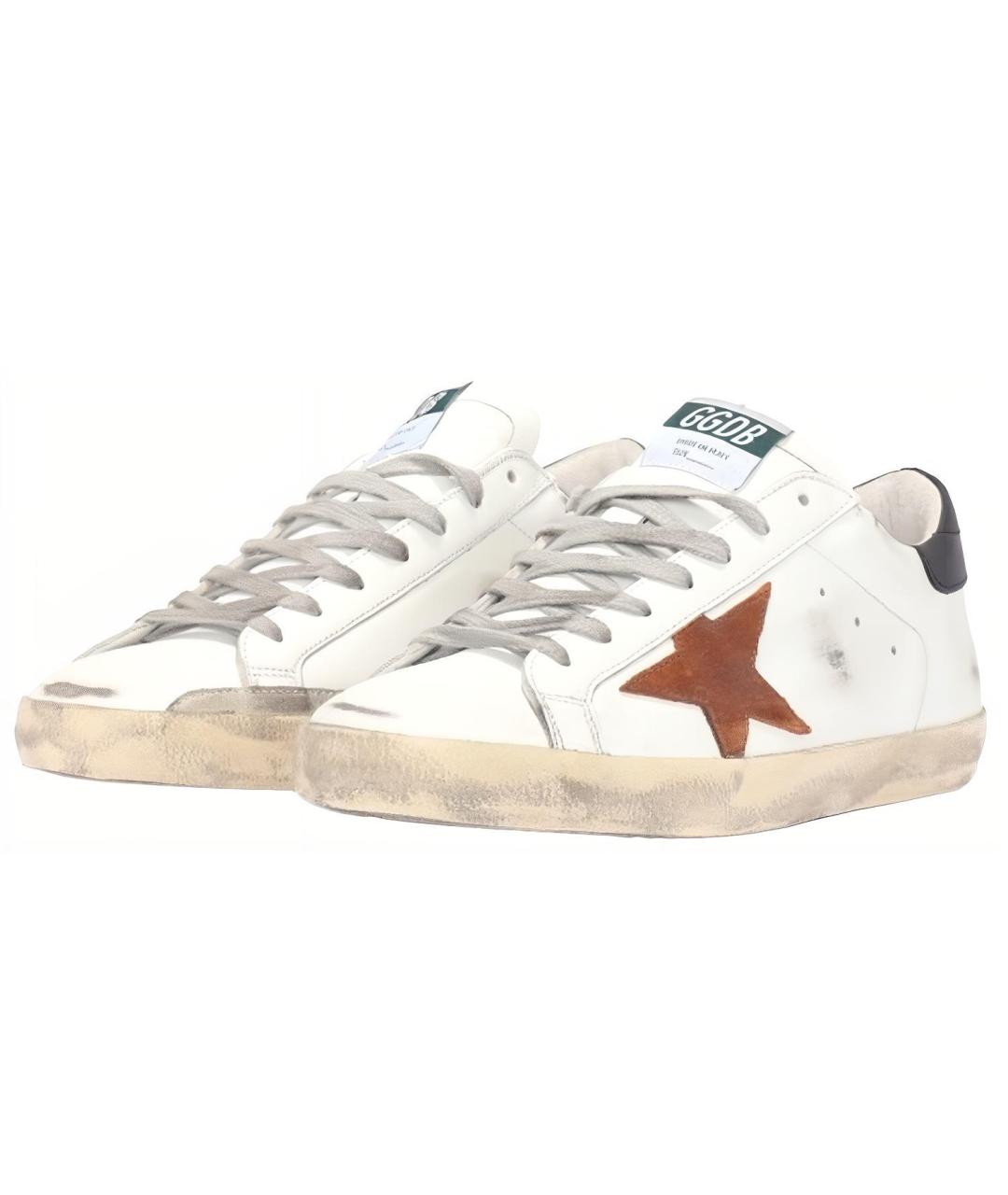 GOLDEN GOOSE DELUXE BRAND Белые низкие кроссовки / кеды, фото 3