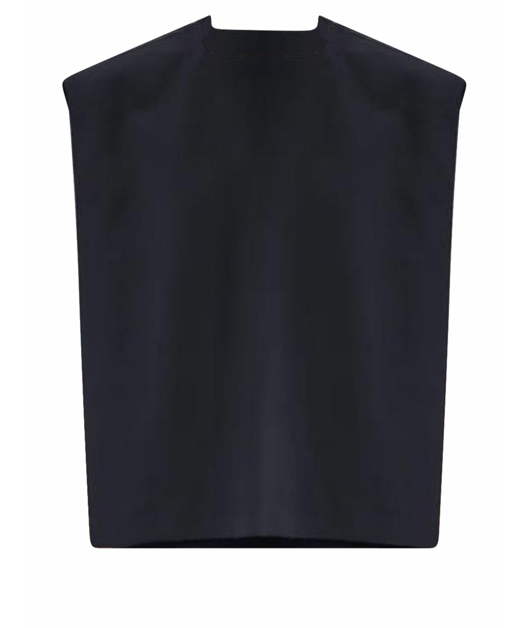 Carven Черная полиэстеровая майка, фото 1