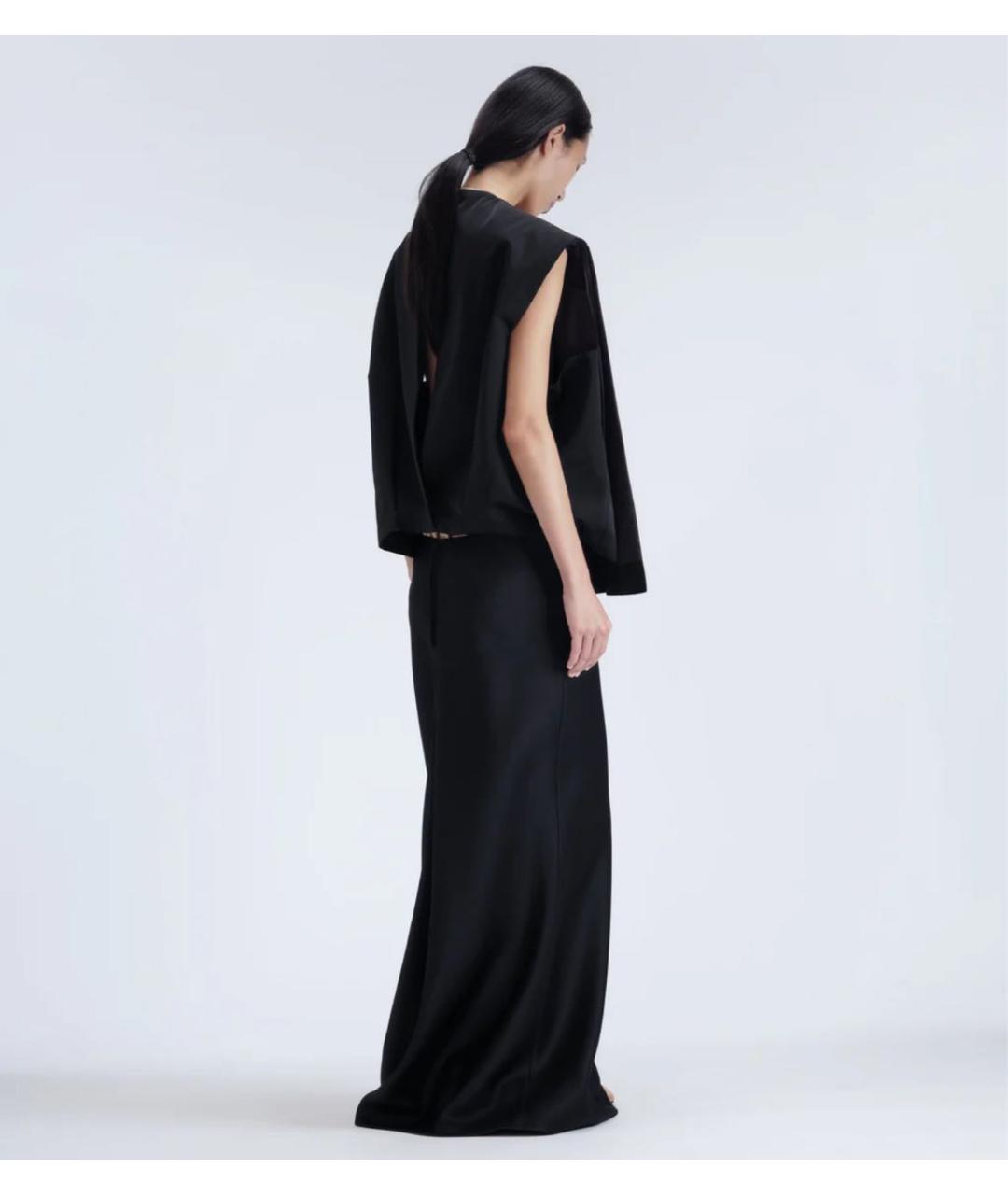 Carven Черная полиэстеровая майка, фото 4